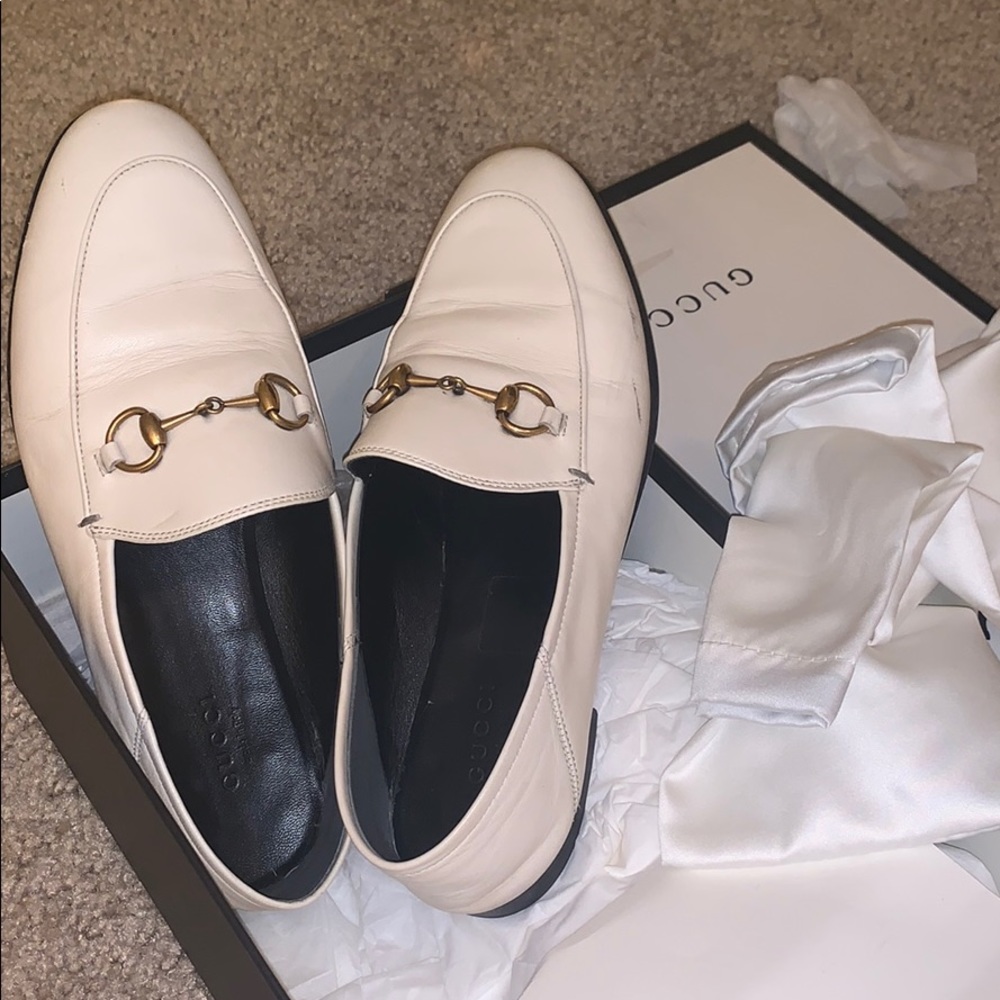 Gucci Jordan loafers white